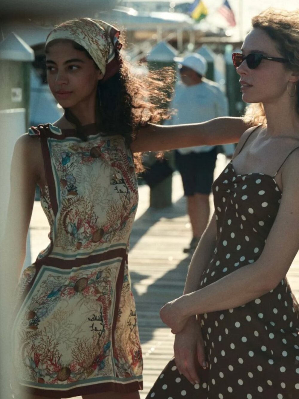 Dôen Malia Dress in the Coquillages des Biarritz print - Picture 2 of 5
